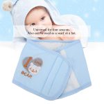 Haosie Baby Belly Button Band, Infant Belly Protector, Cotton Umbilical Hernia Belt for Toddler Boys Girls (22 X 6.3 In)(Light Blue) - Image 5